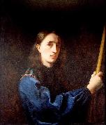 unknow artist Self-Portrait in a Blue Coat with Cuirass oil painting on canvas